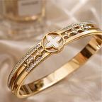 Zivuna Luxe Clover Kada Bracelet