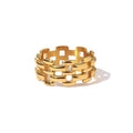 Verona Chain-Link Statement Ring