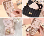 Portable PU Leather Jewellery Organizer