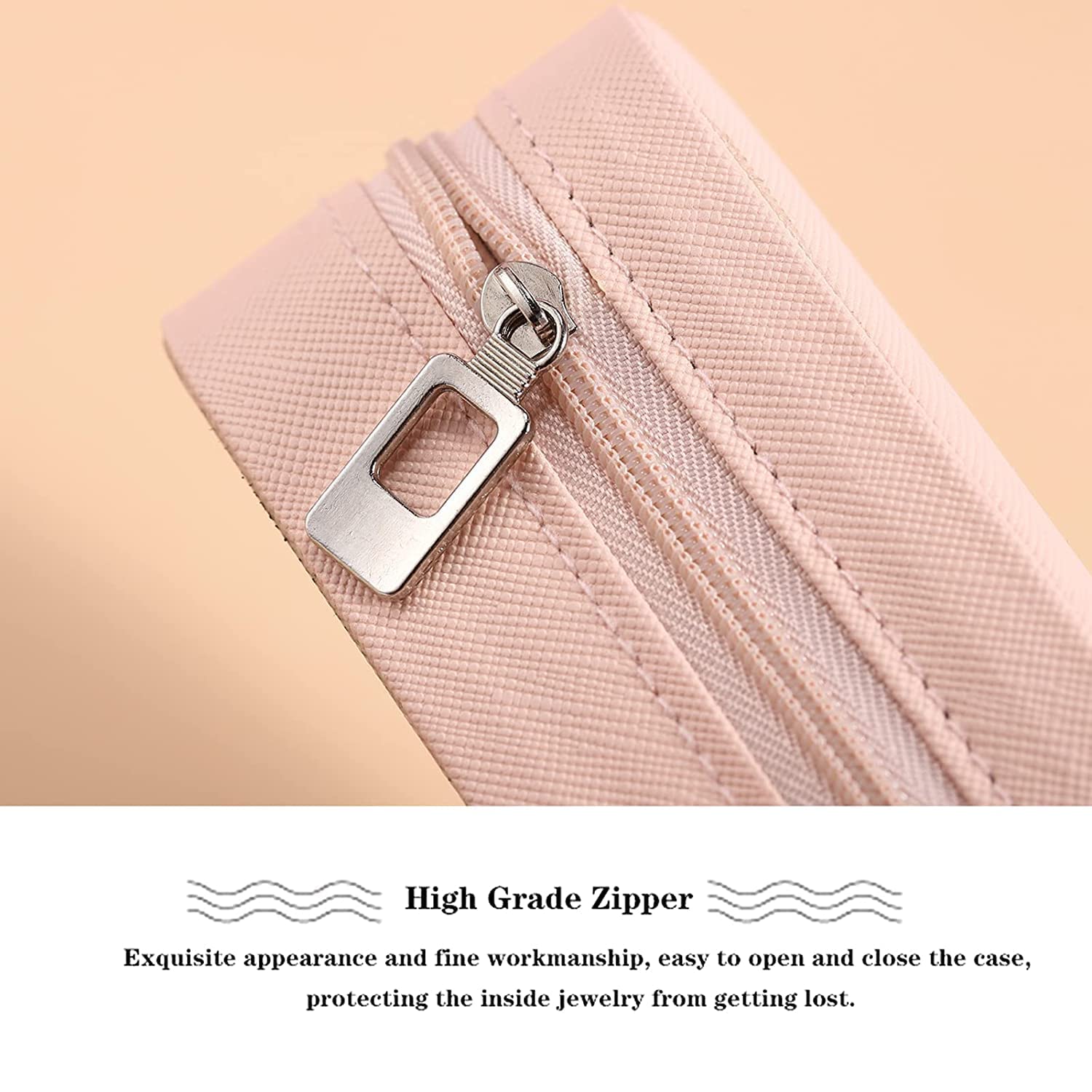 Portable PU Leather Jewellery Organizer