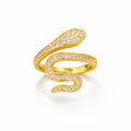 Serpentine Wave Ring