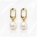 Korean Style Pearl Drop EarringS