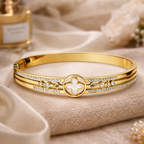 Zivuna Luxe Clover Kada Bracelet