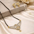 Aria Curve Diamond Mangalsutra