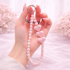 Triple Heart Colorful Beads Charm