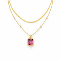 Pink Opulence Layered Necklace
