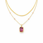 Pink Opulence Layered Necklace