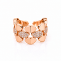 Éclat Rose Gold Statement Ring