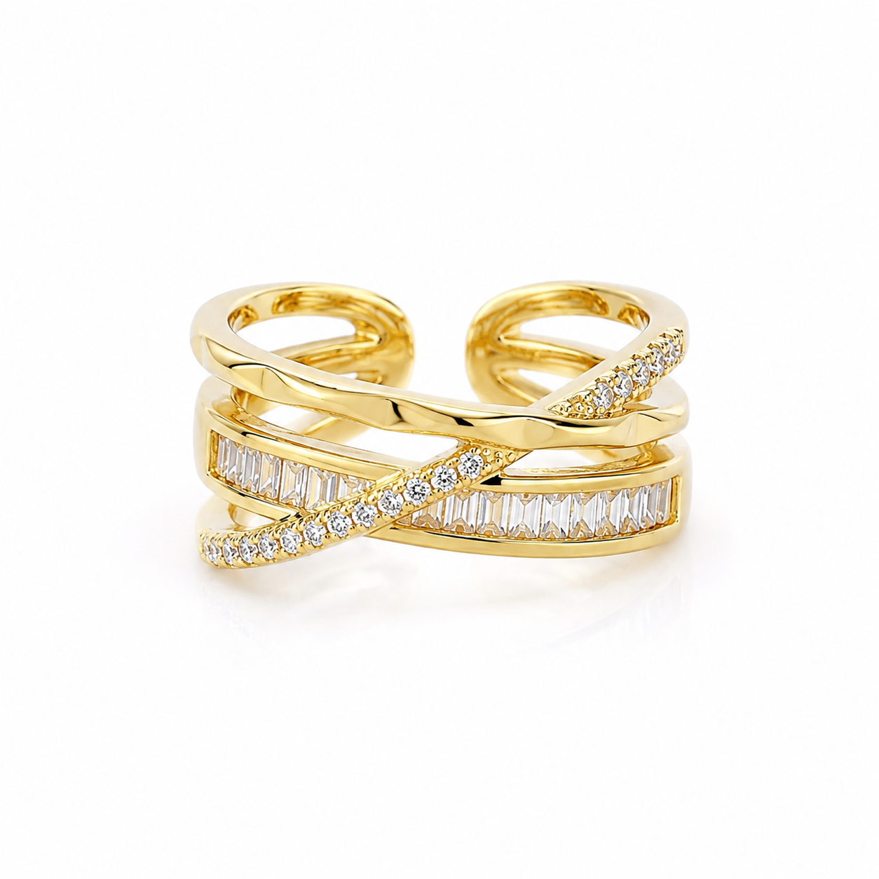 Celeste Crossover Ring