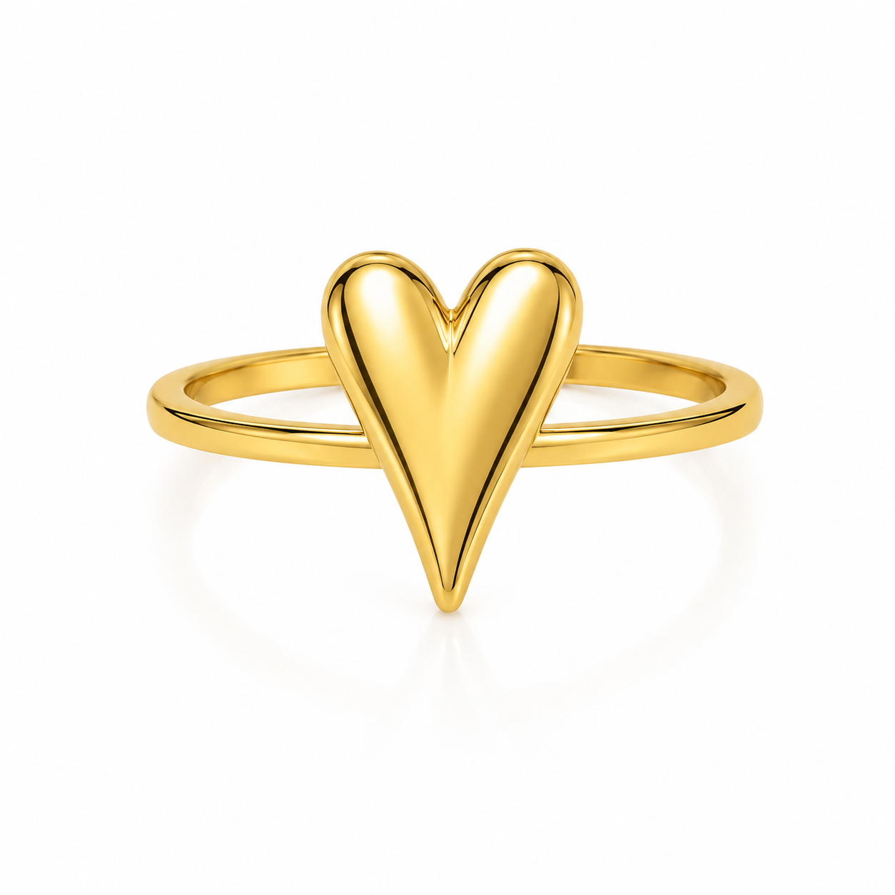Golden Heart Ring