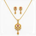 Royal Teardrop Pendant Set