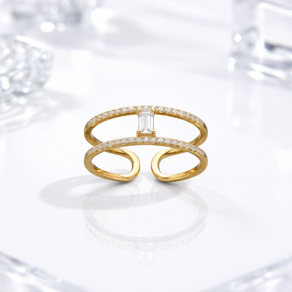 Dual Grace Open Ring