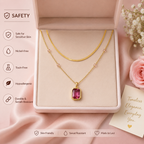 Pink Opulence Layered Necklace
