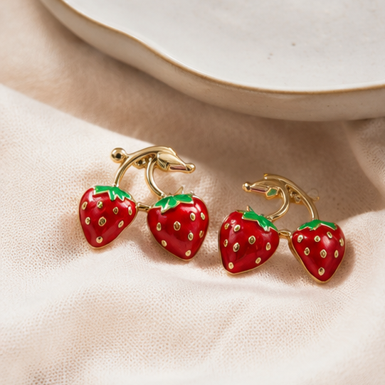 Berry Bliss Stud Earrings