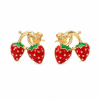 Berry Bliss Stud Earrings