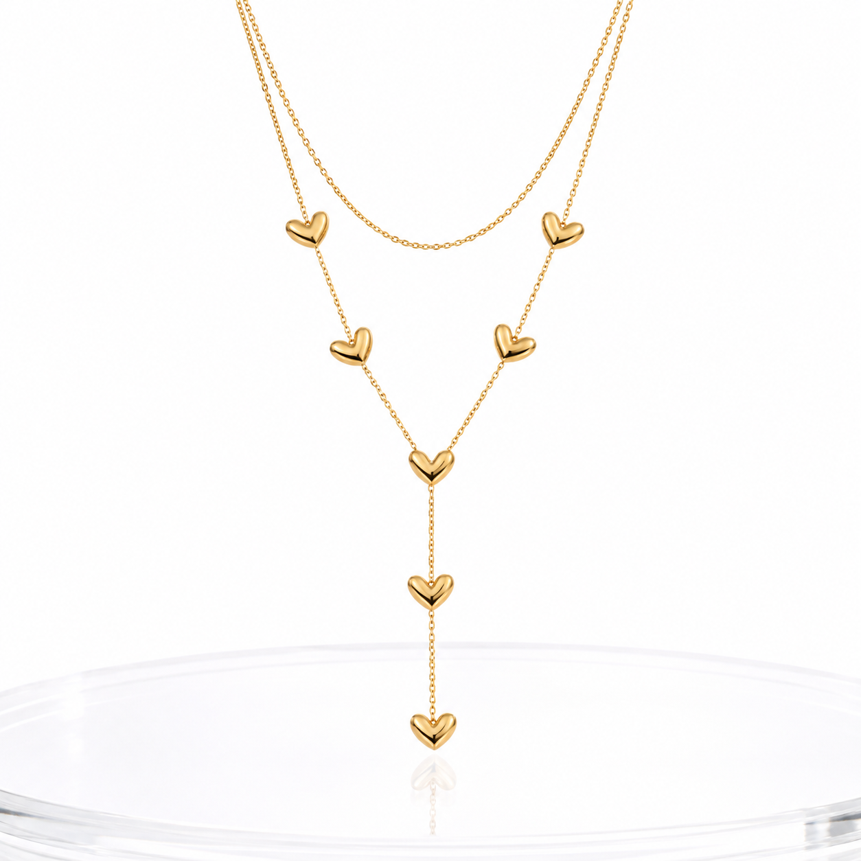 Lariat Heart Necklace