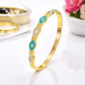 Turquoise Evil Eye Gold Bracelet