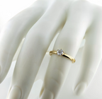 18K Gold Plated Anti-Tarnish Solitaire Ring