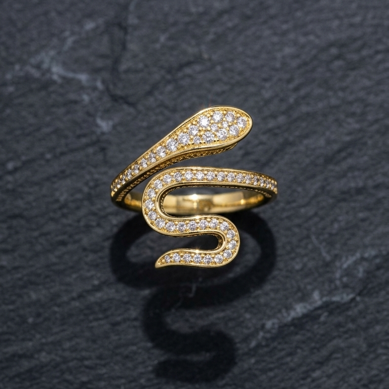 Serpentine Wave Ring