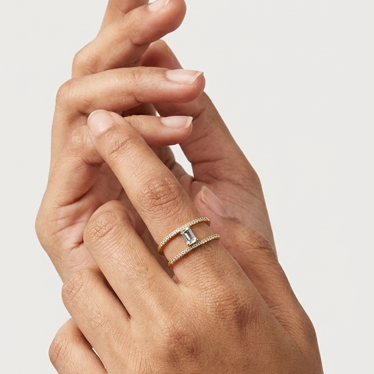 Dual Grace Open Ring