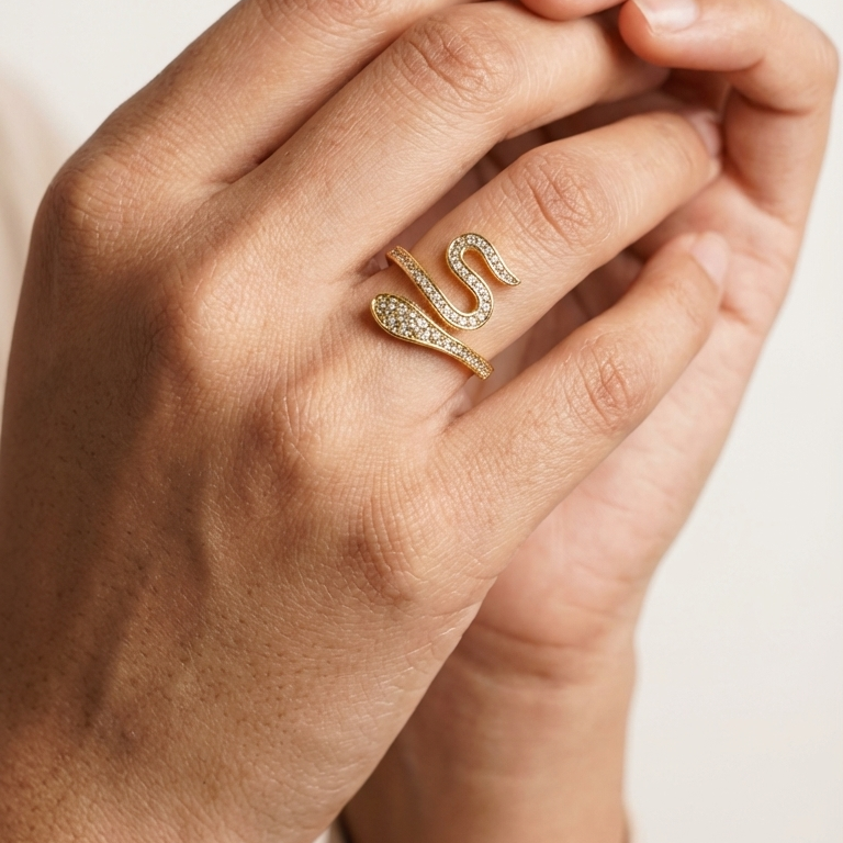Serpentine Wave Ring