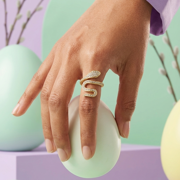 Serpentine Wave Ring
