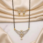 Aria Curve Diamond Mangalsutra