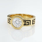 Imperial Meander Men's Ring