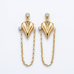 Heartlink Drop Earrings