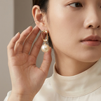 Korean Style Pearl Drop EarringS