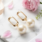 Korean Style Pearl Drop EarringS