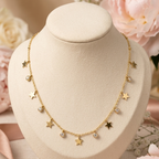 Celestial Star Charm Gold Necklace