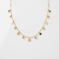 Celestial Star Charm Gold Necklace