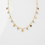 Celestial Star Charm Gold Necklace