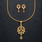 Royal Teardrop Pendant Set