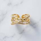 Celeste Crossover Ring