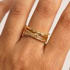 Celeste Crossover Ring