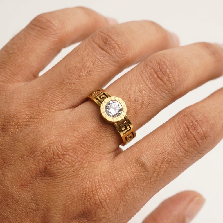 Imperial Meander Men's Ring
