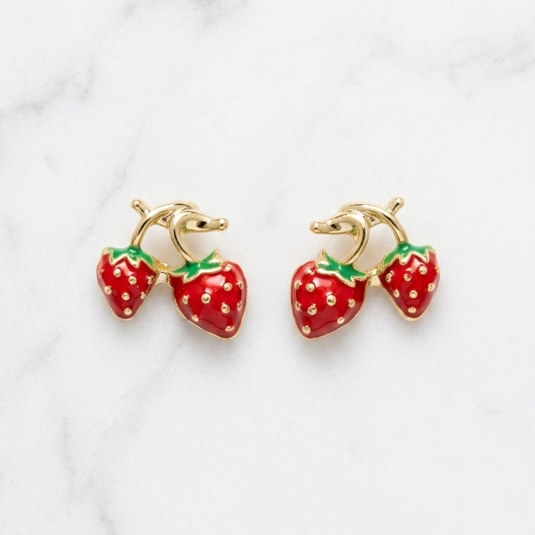 Berry Bliss Stud Earrings
