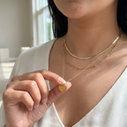 Aurora Triple-Layer Heart Necklace